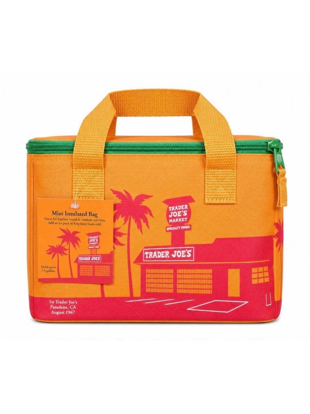 Trader Joe’s Mini Insulated Bag - Orange Cooler Bag